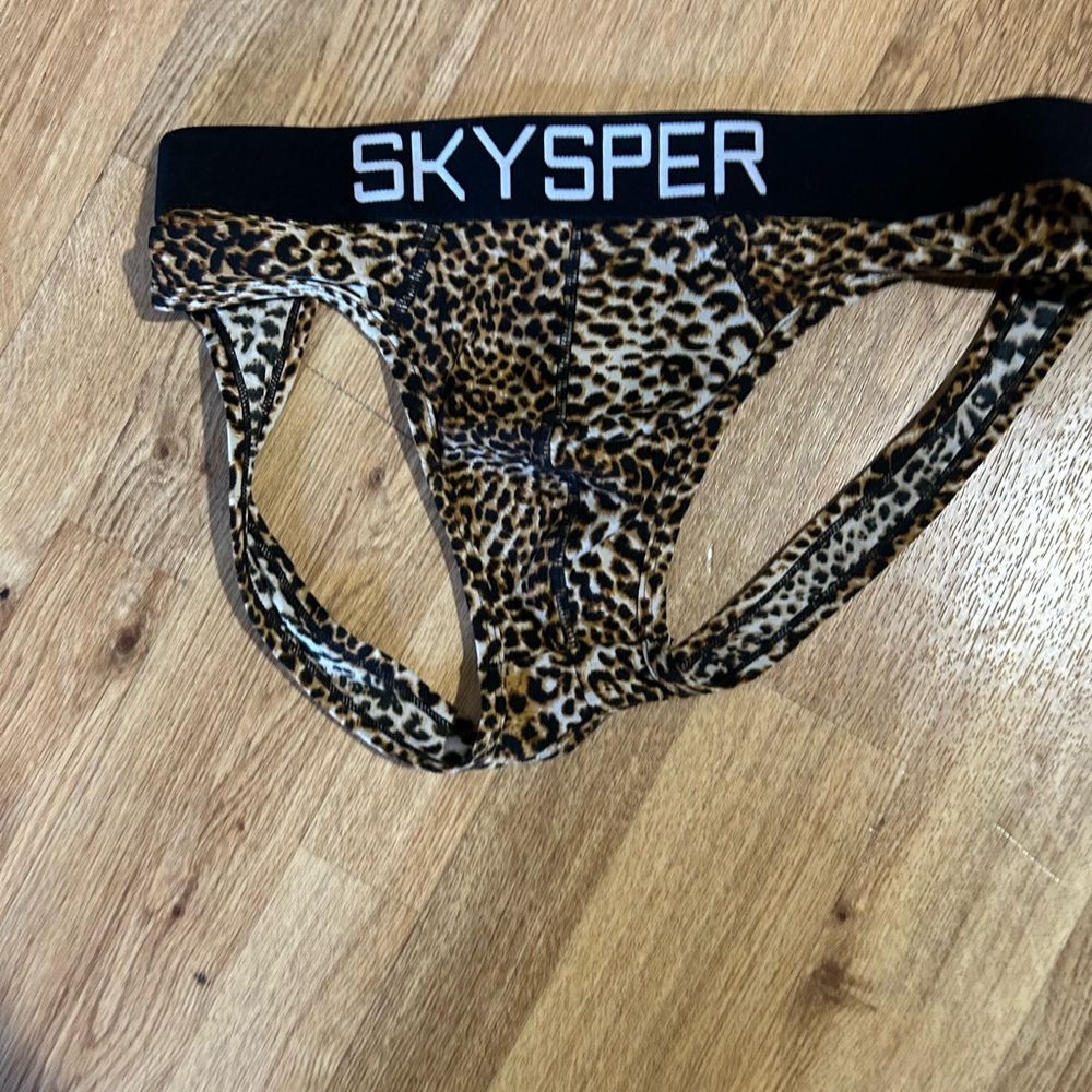 Skyper Leopard Print Jockstrap